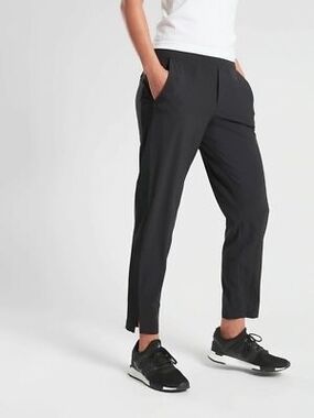 Athleta Black Tapered Ankle Pants